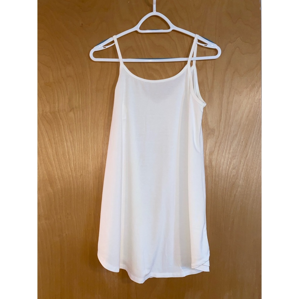 Reversible white tank top